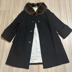 未使用✨️ケイトスペードニューヨーク ロングコート ファー 金ボタン Mサイズ - メルカリ