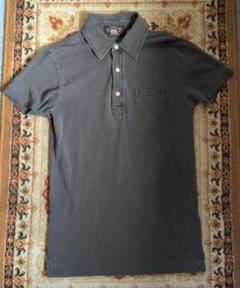 RRL ポロシャツ XS フェード ブラック ダークグレー系