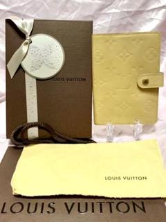 美品◆箱+リボン+定規◆LOUIS VUITTONヴェル二 アジェンダ手帳カバー