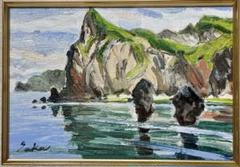 【真作】　谷崎 勉　バレリーナ　油彩　油絵　人物　絵画　美術品　古美術 Amazon.co.jp: 201114A谷崎勉 『赤富士』 絵画 油彩 油絵画 美術