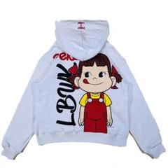希少リバティーウォーク ペコちゃん×LBWK フルジップパーカー 150サイズ
