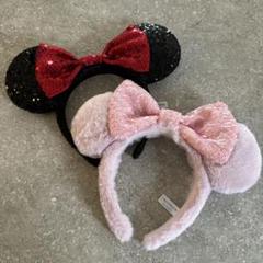 ミニーのファンダーランド　カチューシャ2個 カチューシャやリボンでミニーになりきり TDL「ミニーのファン