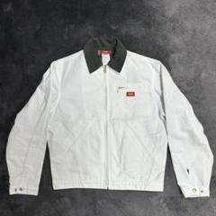 Dickies デトロイトジャケット ホワイト　グリーン　コーデュロイ襟