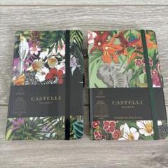 カステリミラノ　ノート　2冊 シマウマ　ゾウ CASTELLI MILANOのサムネイル