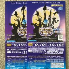 木下大サーカス 豊川 チケット2枚