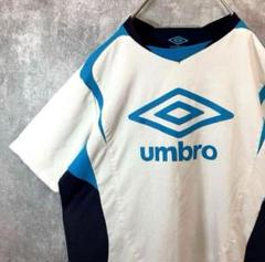 UMBRO デサント製 サッカーシャツ L センターロゴ 古着 ユニセックス