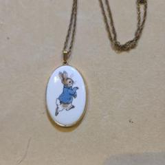 【未使用品】ピーターラビットのシルバーネックレス ピーターラビット ネックレス 未使用品 2個セット