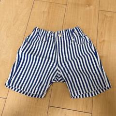 ブリーズ　ブルーストライプハーフパンツ　サイズ90