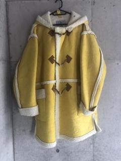 BAL FAUX SHEARING DUFFLE COAT イエロー BAL FAUX SHEARING DUFFLE COAT イエロー