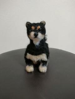 柴犬 黒柴 羊毛フェルト