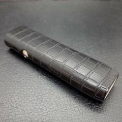 ■アイコス イルマ i ワン ケース iqos iluma one用 クロコ黒Q