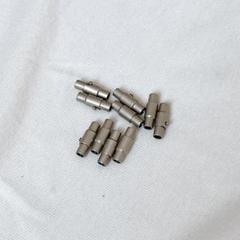 レザーコードエンドクラスプ 10個セット 3mm ハンドメイド DIY 金具