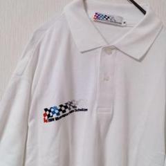 【美品】BMW Team Schnitzer 半袖ポロシャツ　白　オンワード