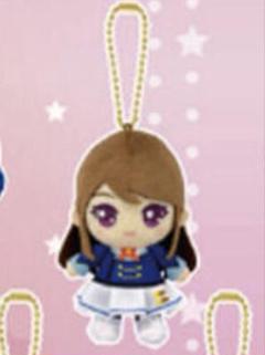 アイカツ おすわりボールチェーンマスコ ットぬいぐるみ 紫吹蘭