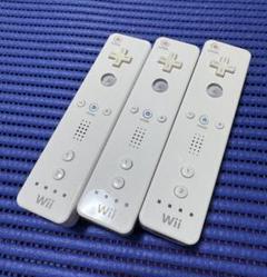 ★★★★wiiリモコン ホワイト3本 除菌清掃済みセット★★★★
