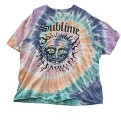 サブライム　バンドTシャツ　タイダイ柄　サンロゴ 　XXL　ゆったり【4681】