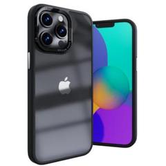 iPhone11 ハードケース 衝撃吸収シリコンバンパー 黒