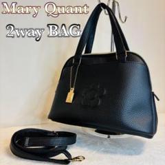【美品】MARY QUANT PUレザー 肩掛けショルダーハンド バッグ 美品】MARY QUANT PUレザー 肩掛けショルダーハンド バッグ