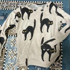 ミニロディーニ　黒猫カットソー