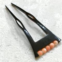 2W8 珊瑚 べっ甲鼈甲 かんざし簪 - メルカリ