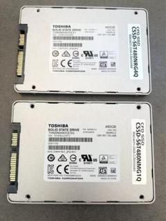 二個セット TOSHIBA 480GB SSD THNSN9480G 計960G 二個セット TOSHIBA 480GB SSD THNSN9480G 計960G - メルカリ