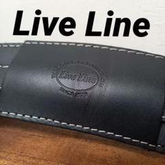 Live Line レザーギターストラップ 黒系のサムネイル