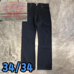 10T5671 Levi's 517 ブラックデニム　ブーツカット　ジーンズ