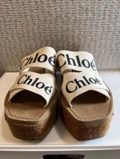 chloeクロエ サボサンダル サイズ39 ベージュ 厚底 chloeクロエ サボサンダル サイズ39 ベージュ 厚底