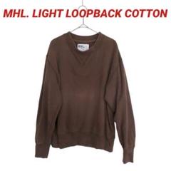 極美品 MHL ligh weight loop back スウェット 2 茶 極美品 MHL ligh weight loop back スウェット 2 茶