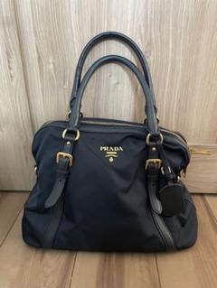 【大幅値下げしました】PRADA ネイビー ナイロン ハンドバッグ