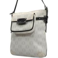 LOEWE　ロエベ　ショルダーバッグ　pvc　アナグラム　白　ロゴ　斜め掛け◎