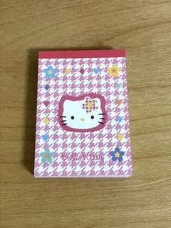 レア♡サンリオ♡キティ カオハナ ケース入り ダイカットメモ 1999年
