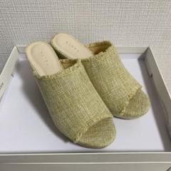 RANDA フリンジデザインサンダル Sサイズ