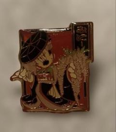 東京ディズニーランド　ミニー　和風　ピンバッジ