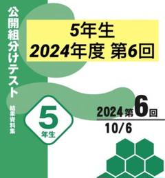 2025年最新】公開組み分けテスト 5年生の人気アイテム - メルカリ