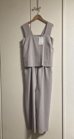 新品　Mayson grey オールインワン サロペット　ライトグレージュ　L