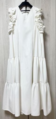 ビンナビ　bitnabi par-lang ドレス　ホワイト　未使用 ビンナビ 授乳服 bitnabi par-lang ドレス ワンピース ホワイト