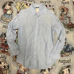 old GAP 00s リネンシャツ　ストライプシャツ