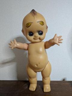 キューピー人形 昭和レトロ 70年代80年代 緑の羽根 日本製 緑色の羽】キューピー人形 推定1970〜80年代初頭製 日本製