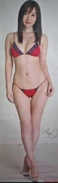 小倉優子 等身大 水着 ポスター アイドル 当時物 約182cm×50cm
