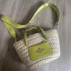 【ほぼ未使用】COACH コーチ　かごバッグ COACH - コーチ カゴバッグの通販 by みか's shop｜コーチならラクマ