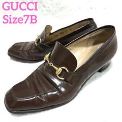 GUCCI ブラウン ローファー 7B ホースビットvibram GUCCI ブラウン ローファー 7B ホースビットvibram - メルカリ