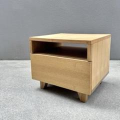 美品✴︎木製 サイドテーブル ナイトテーブル コーヒーテーブル 引出し付 北欧風