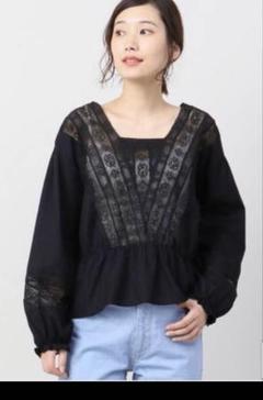 ヌキテパ 刺繍リボンカットソーブラウス美品 NE QUITTEZ PAS!（ヌキテパ）の「【ne Quittez pas(ヌキテパ