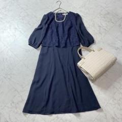 【美品】大きいサイズ RIFANNE リファンネ セレモニー ワンピース レース 美品】大きいサイズ RIFANNE リファンネ セレモニー ワンピース