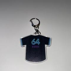 千葉ロッテ　64 廣池康志郎選手　アクリルキーホルダー BSWのサムネイル