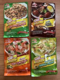 味の素　グリーンカレーの素＆ガパオライスの素＆マンゴスチン石鹸 味の素 グリーンカレーの素＆ガパオライスの素＆マンゴスチン石鹸