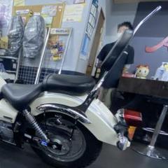 ドラッグスター250 バックレスト シーシーバー U-CP ステンレス シーシーバー 50cm パッド付き YAMAHA ヤマハ