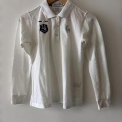 le coq sportif ホワイト長袖ポロシャツ