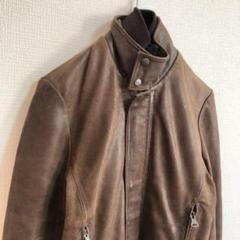 〇Y536 アーバンリサーチ バックスキン加工　IDEAL USA ダブルジップ
